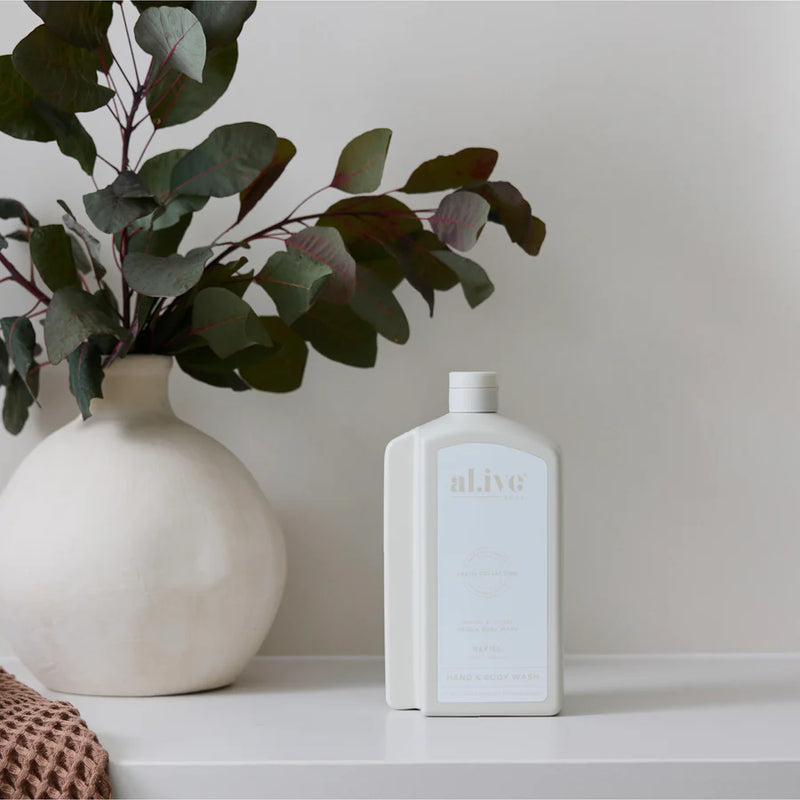 al.ive Hand & Body Wash Refill 1L - Mango & Lychee (Made in Australia)