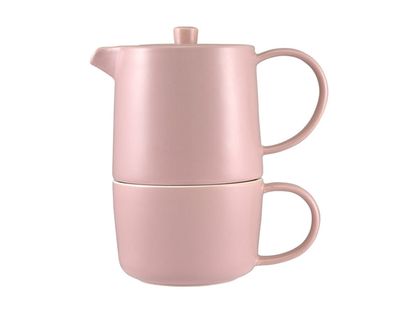 Maxwell & Williams Cafe Life Tea for One With Infuser 450ml - Rose