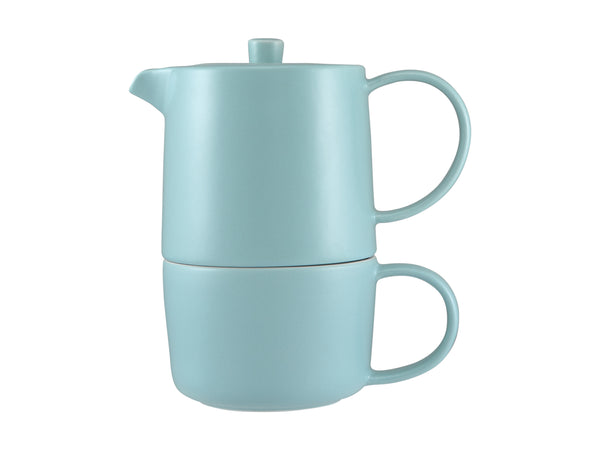 Maxwell & Williams Cafe Life Tea for One With Infuser 450ml - Cloud