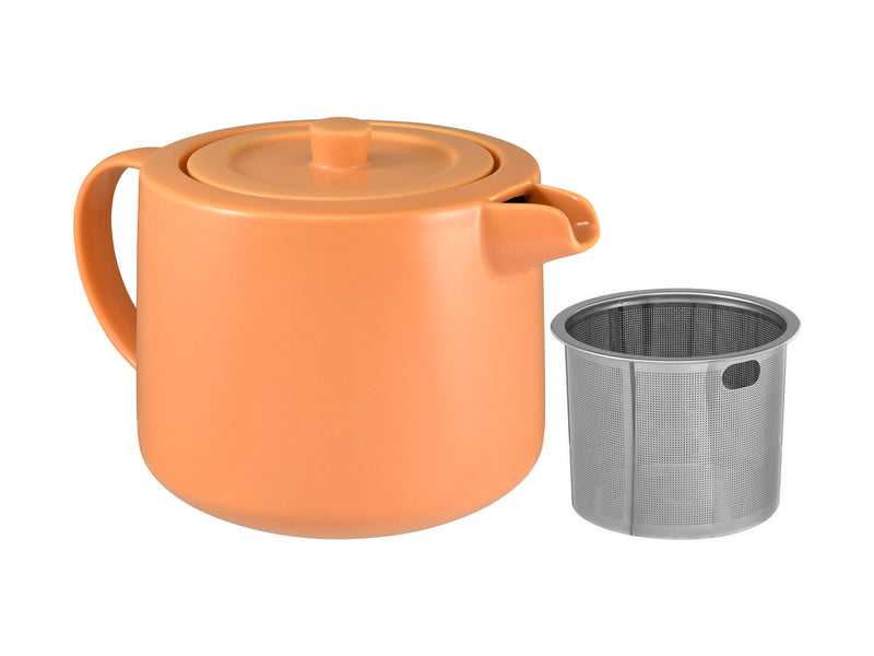 Maxwell & Williams Cafe Life Teapot With Infuser 1L - Apricot