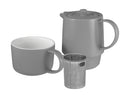 Maxwell & Williams Cafe Life Tea for One With Infuser 450ml - Grey