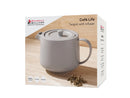 Maxwell & Williams Cafe Life Teapot With Infuser 500ml - Grey