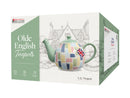 Maxwell & Williams Olde English Teapot 1.1L - Brush Stroke