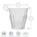Duralex Picardie Tumbler Glass 310ml - Clear
