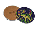 Maxwell & Williams Eloise Short Lyric Ceramic Round Coaster 10cm - Gouldian Finch