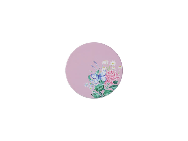 Maxwell & Williams Botanica Ceramic Round Coaster 10cm - Pink