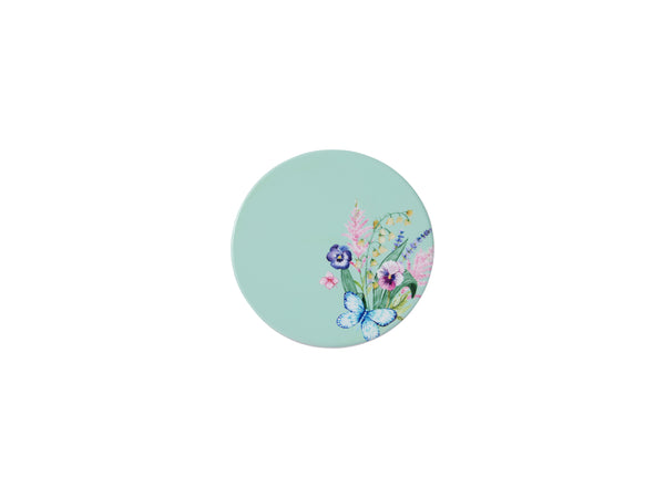 Maxwell & Williams Botanica Ceramic Round Coaster 10cm - Aqua