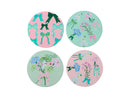 Maxwell & Williams Cherish Ceramic Coaster 10cm Set of 4 Assorted