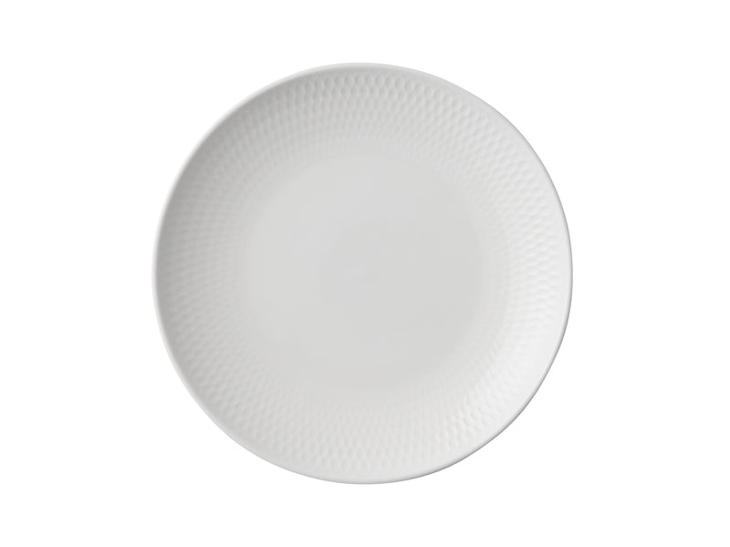 Maxwell & Williams White Basics Diamonds Coupe Plate - 15cm