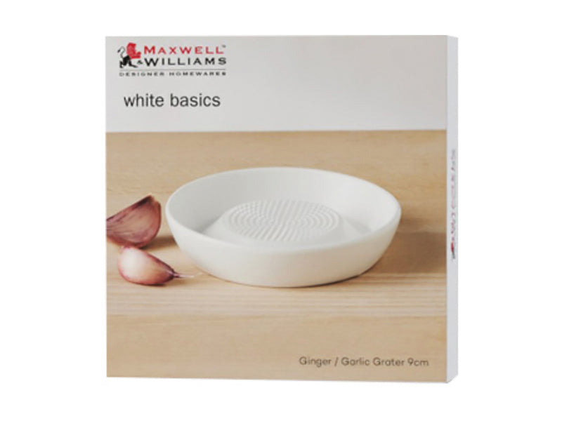 Maxwell & Williams White Basics Ginger/Garlic Grater - 9cm