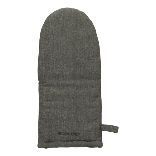 Ecology Rye Oven Glove - Khaki Green 15x32cm