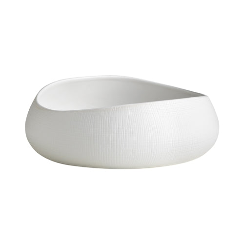 Ecology Bisque Round Bowl 29cm - White