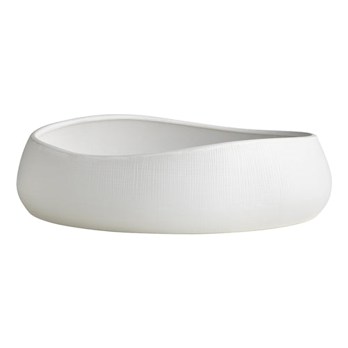Ecology Bisque Oval Bowl 30cm - White