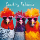 Clucking Fabulous - Card 15.5x15.5cm