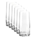 Krosno Fjord Highball Glasses - Set of 6  Gift Boxed - 480ml (Made in Poland)