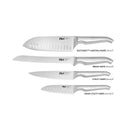 Furi Stone Knife Block Set Sepia Terrazzo - 5 Piece