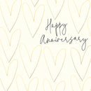 Happy Anniversary - Hearts - Card 15.5x15.5cm