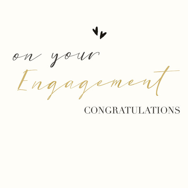 On Your Engagement ..... Congratulations - Card 15.5x15.5cm