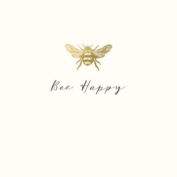 Bee Happy - Notecard - 10x10cm