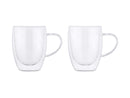 Maxwell & Williams Blend Double Wall Glass Mugs 350ml Set of 2