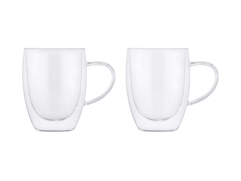 Maxwell & Williams Blend Double Wall Mugs 350ml Set of 2