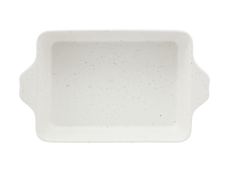 Maxwell & Williams Speckle Rectangular Baker With Tray 28x20cm - Cream