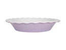 Maxwell & Williams Blooms Fluted Pie Dish 21.5x4cm - Lilac