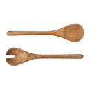 Jamie Oliver Big Love Mango Wood Salad Serving Spoon/Fork Brown - Set