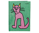 Bayley Arts - Pink Cat Journal By Louise Taffs