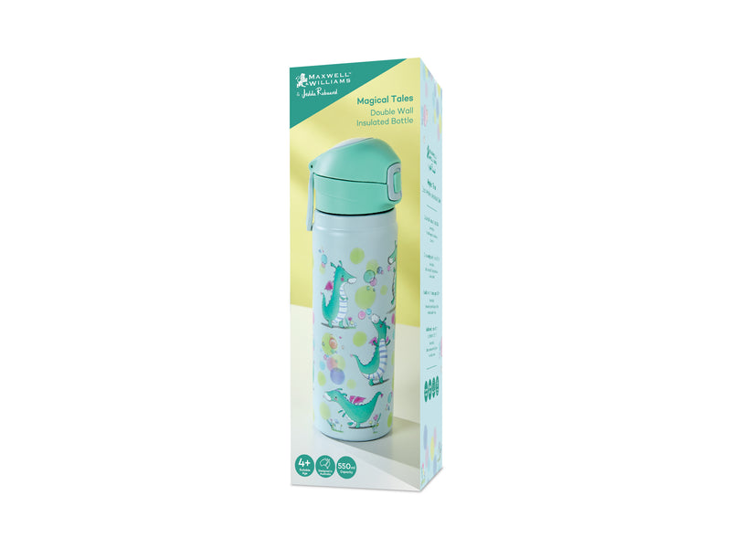 Maxwell & Williams Jedda Robaard Magical Tales Double Wall Insulated Bottle 550ml - Dragon