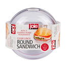 Joie Round Lunch Box For Bagel/Round Roll/Sandwich - Clear