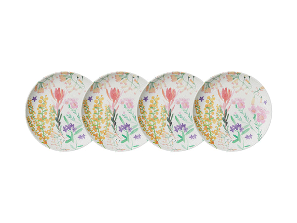 Maxwell & Williams Wildflowers Bamboo Plates Set of 4 - 25.5cm