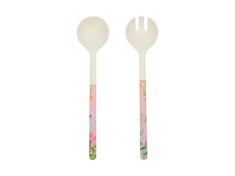 Maxwell & Williams Botanica Melamine Salad Servers Set of 2 - 30cm
