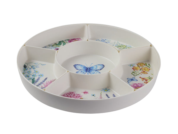 Maxwell & Williams Botanica Melamine 7pc Divided Platter Set - Gift Boxed