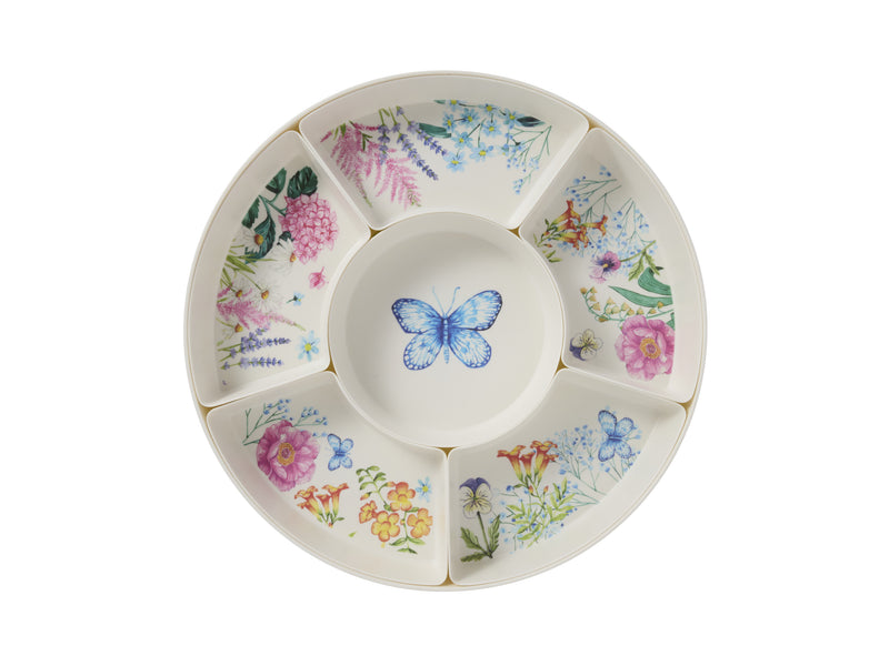 Maxwell & Williams Botanica Melamine 7pc Divided Platter Set - Gift Boxed