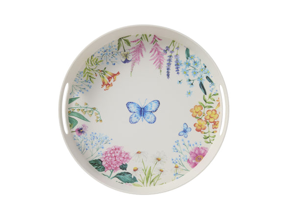 Maxwell & Williams Botanica Melamine Round Serving Tray - 35x5cm