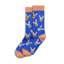 Kangaroo Heads Sole Mates Socks - Navy