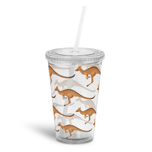 Kangaroo Drink Cup With Straw - 500ml