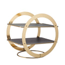 Artesa Slate Serving Wheel Stand 2 Tier 20x30cm