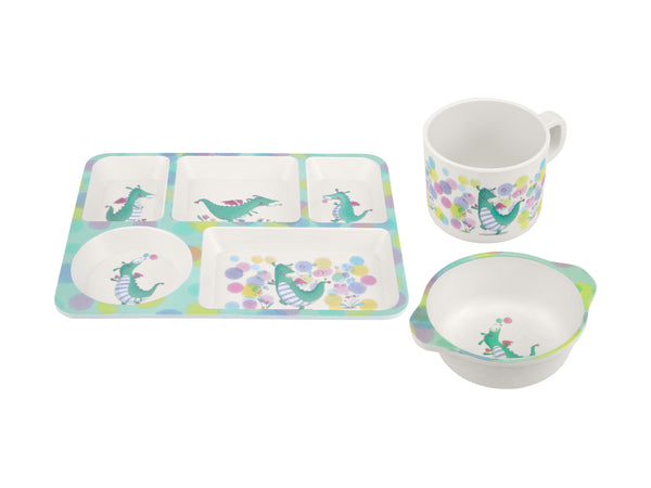 Maxwell & Williams Jedda Robaard Magical Tales Melamine 3pc Dinner Set - Dragon