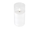 Maxwell & Williams Let's Get Lit LED Flameless Wax Candles In Glass Hurricanes - Set of 3 - Clear