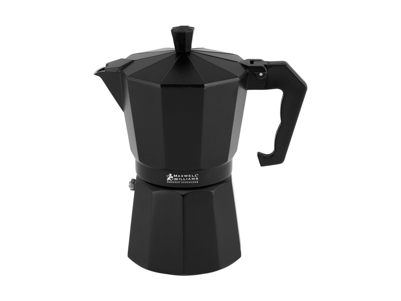 Maxwell & Williams Blend Traditional Stovetop Espresso Maker 6cup - Black