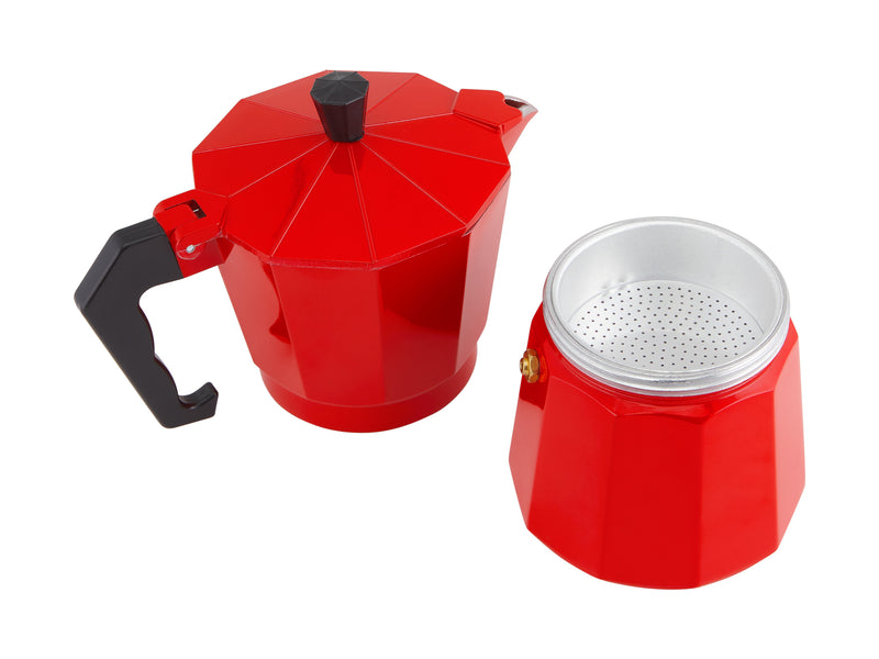 Maxwell & Williams Blend Traditional Stovetop Espresso Maker 6cup - Red