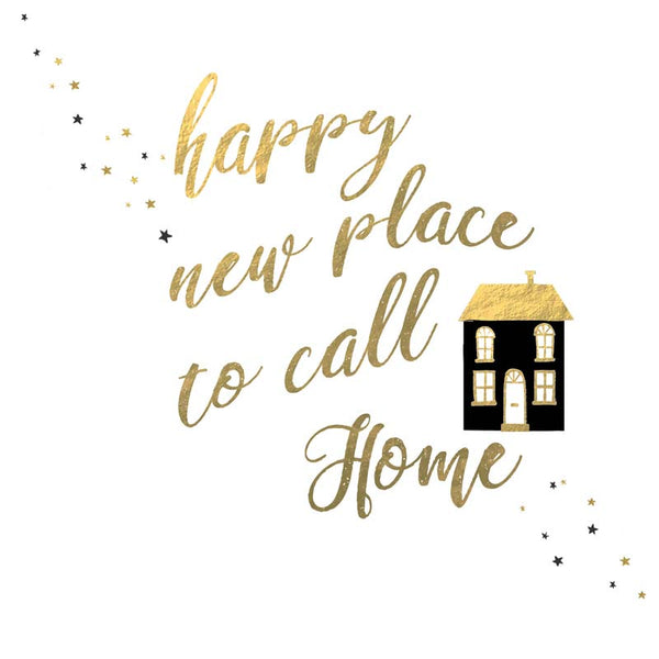 Happy New Place To Call Home - Card 15.5x15.5cm