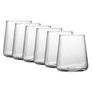 Krosno Avant-Garde Lumi Tumbler Glasses 430ml Set of 6 (Made in Poland)