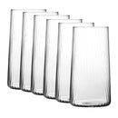 Krosno Avant-Garde Lumi Highball Glasses 550ml Set of 6 (Made in Poland)