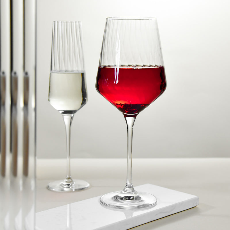 Krosno Avant-Garde Lumi Wine Glasses 560ml Set of 6 (Made in Poland)