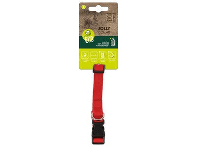 M-Pets Jolly Eco Dog Collar - L - Red