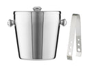 Maxwell & Williams Cocktail & Co. Ice Bucket With Lid & Tongs - Stainless Steel - 1.2L