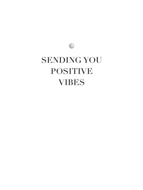 Sending You Positive Vibes - Notecard - 10x10cm
